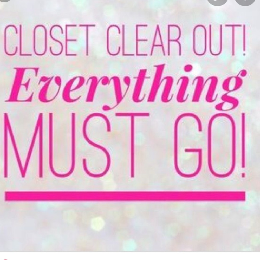 Closet Clear Out! Everything Must Go!!